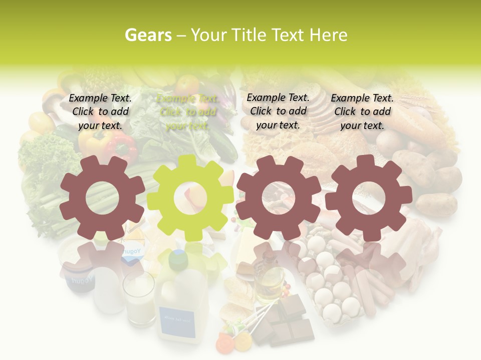 Meat Bread Group PowerPoint Template