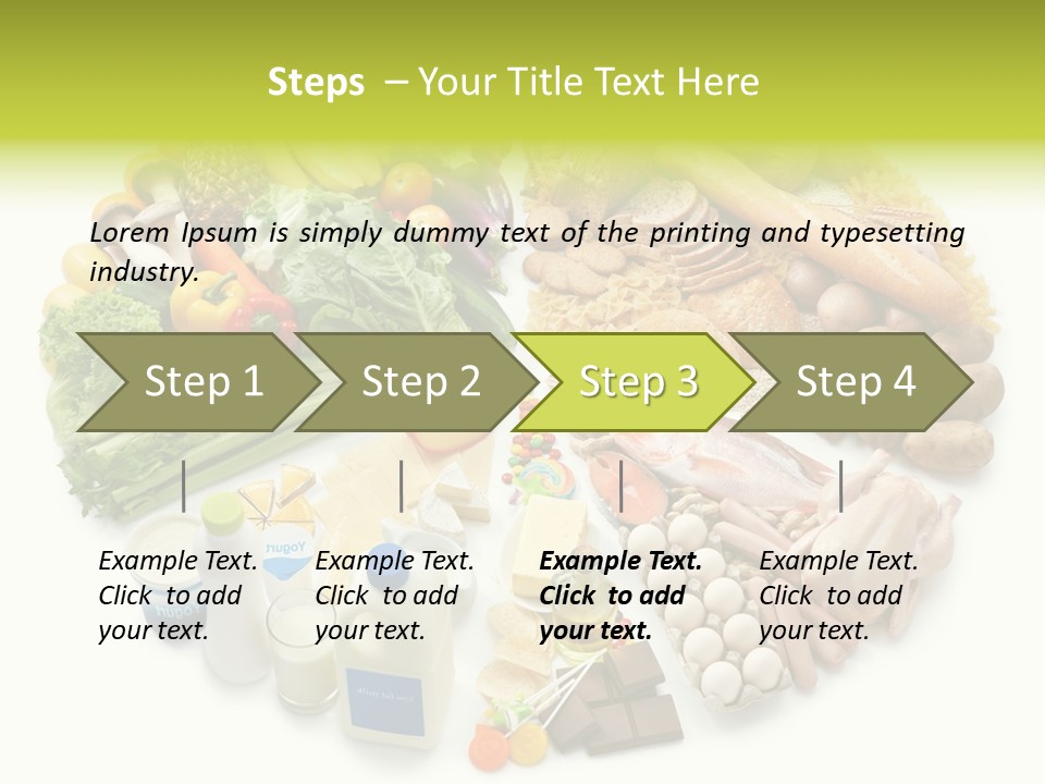 Meat Bread Group PowerPoint Template