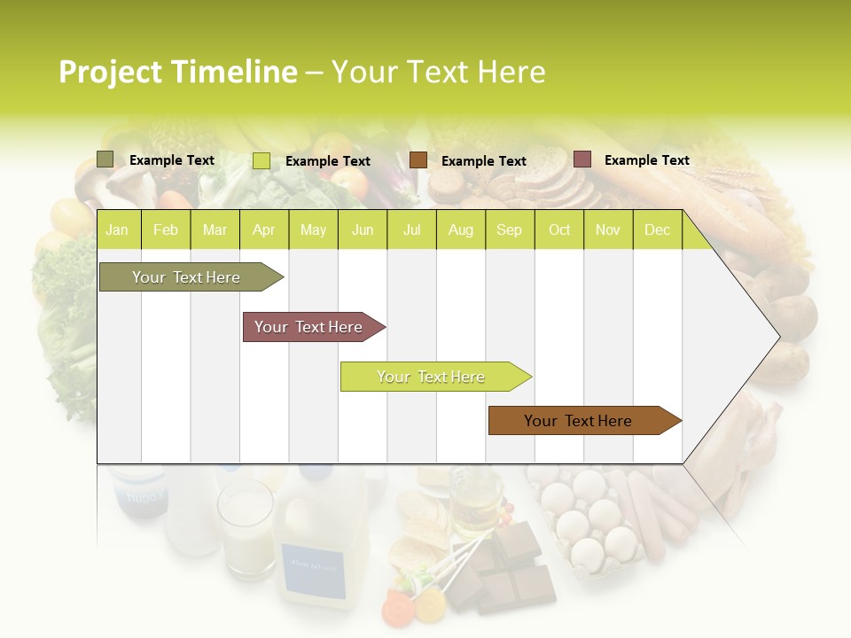 Meat Bread Group PowerPoint Template