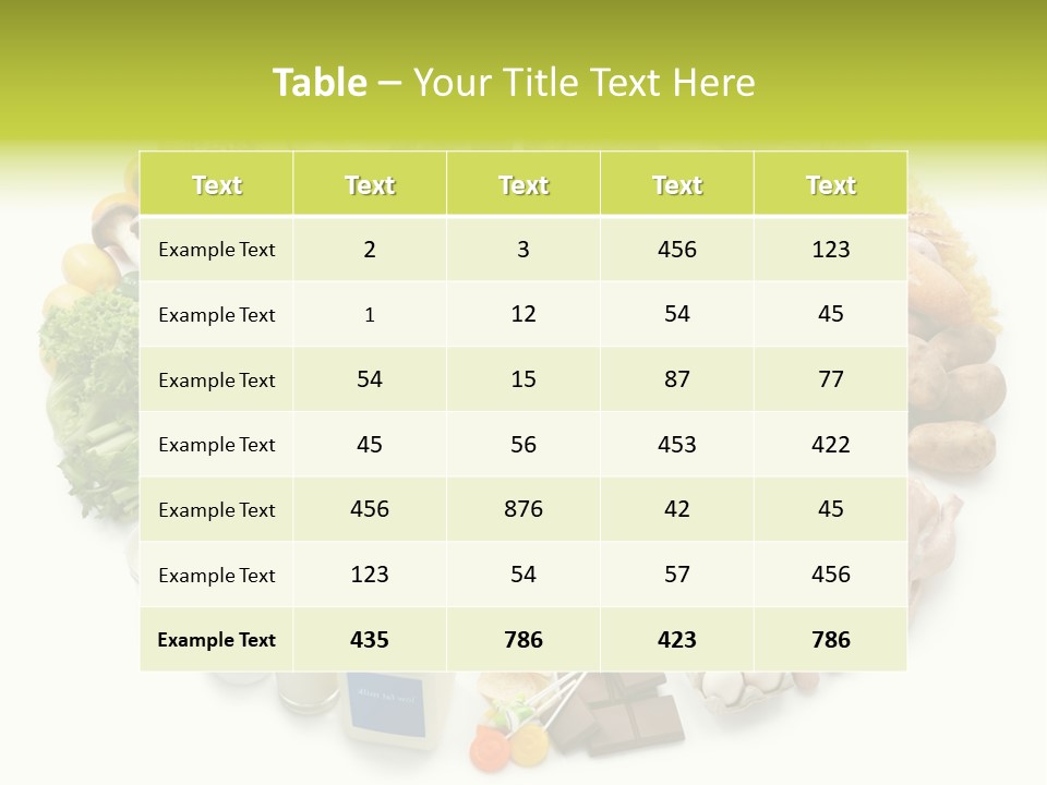 Meat Bread Group PowerPoint Template