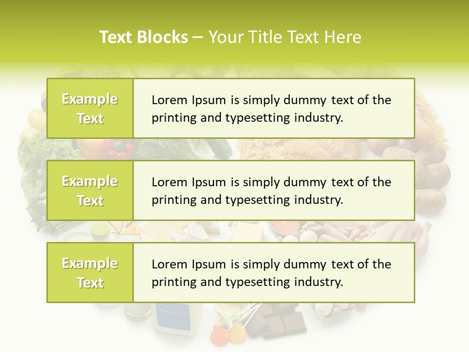 Meat Bread Group PowerPoint Template