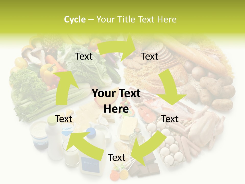 Meat Bread Group PowerPoint Template