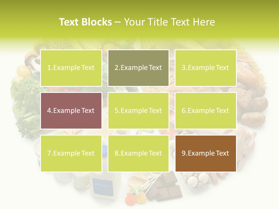 Meat Bread Group PowerPoint Template