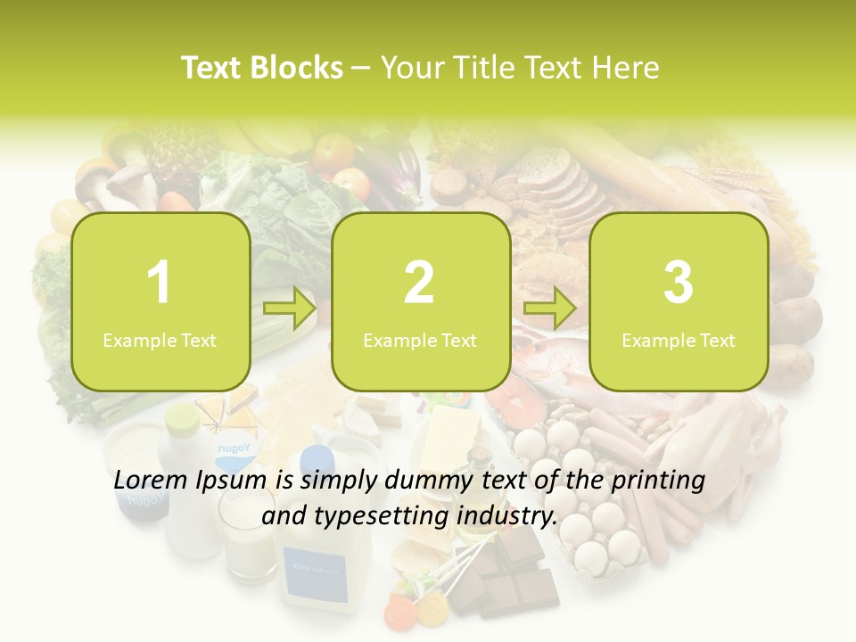 Meat Bread Group PowerPoint Template