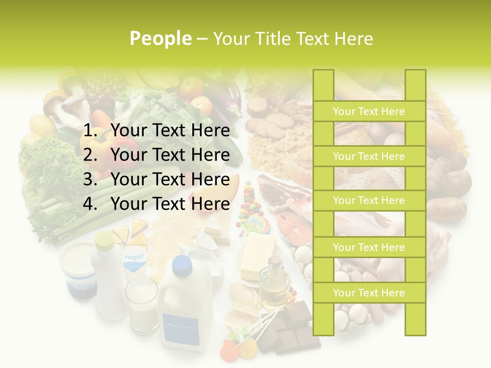 Meat Bread Group PowerPoint Template