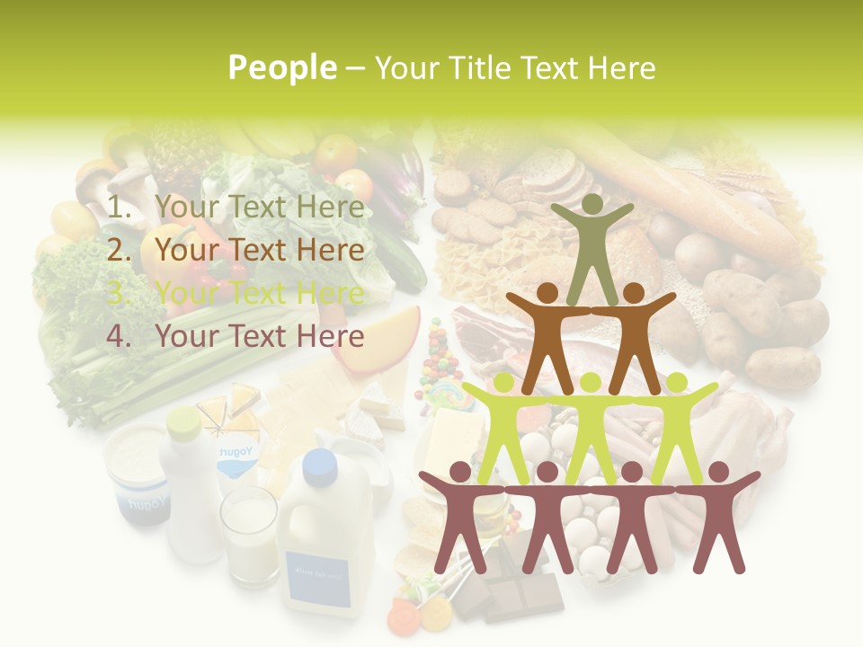 Meat Bread Group PowerPoint Template