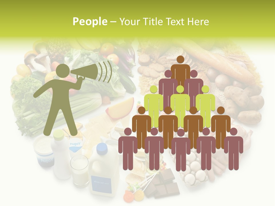 Meat Bread Group PowerPoint Template