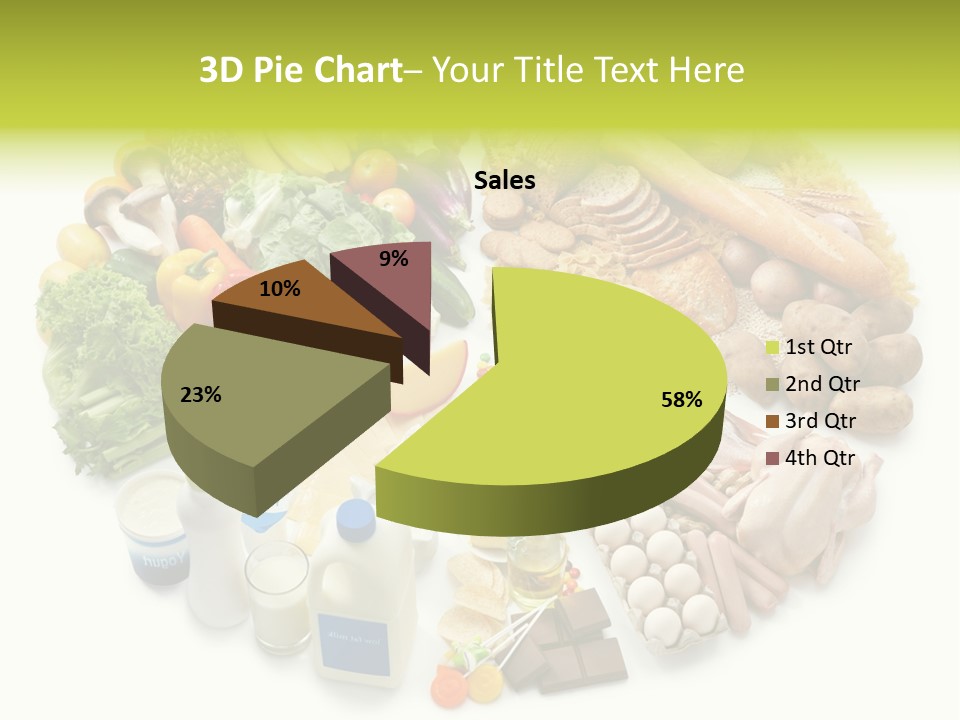 Meat Bread Group PowerPoint Template