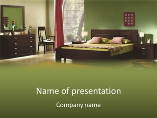 Design Pillow Sit PowerPoint Template