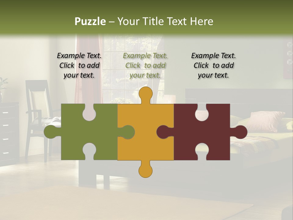 Design Pillow Sit PowerPoint Template