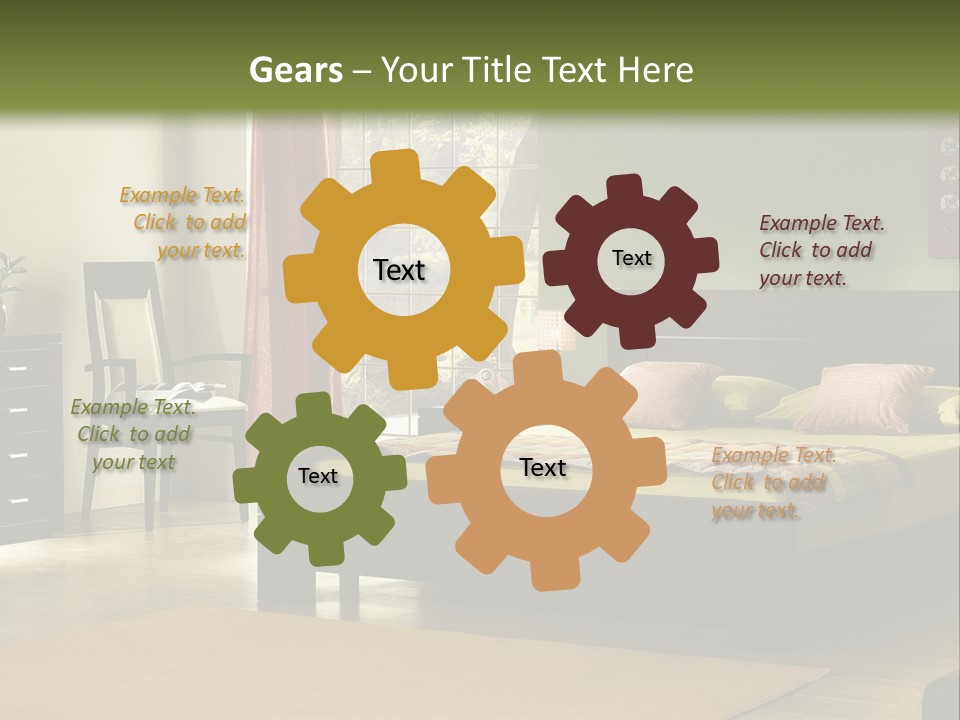 Design Pillow Sit PowerPoint Template