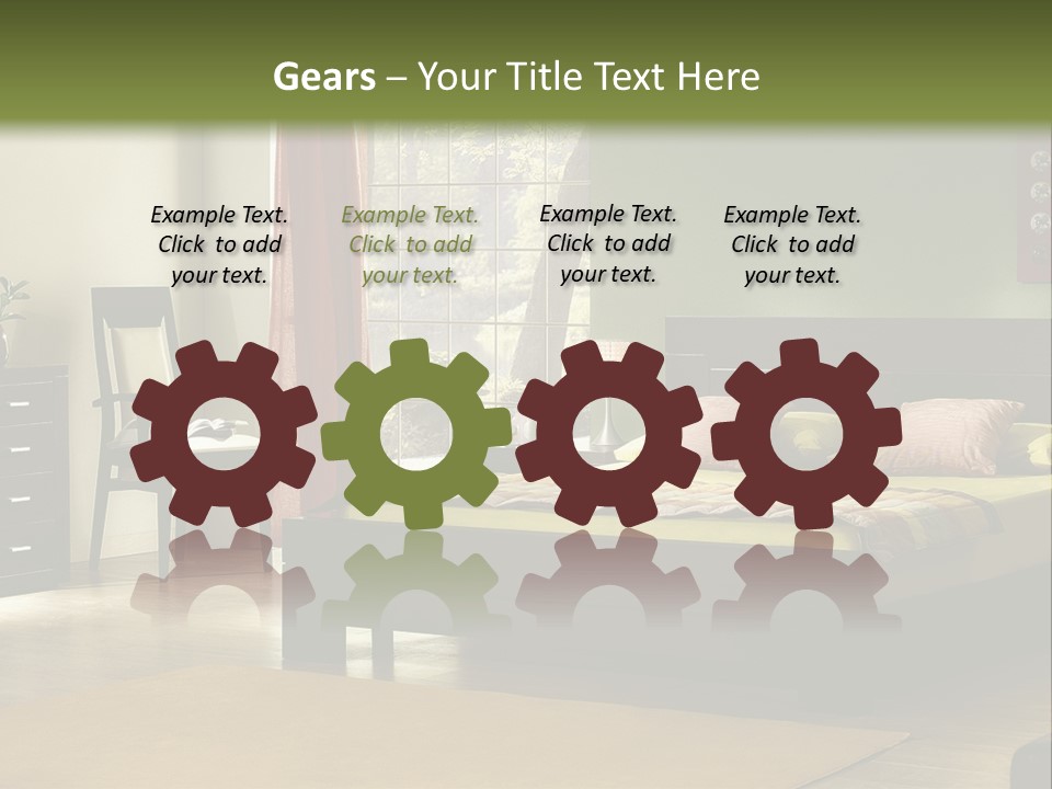 Design Pillow Sit PowerPoint Template