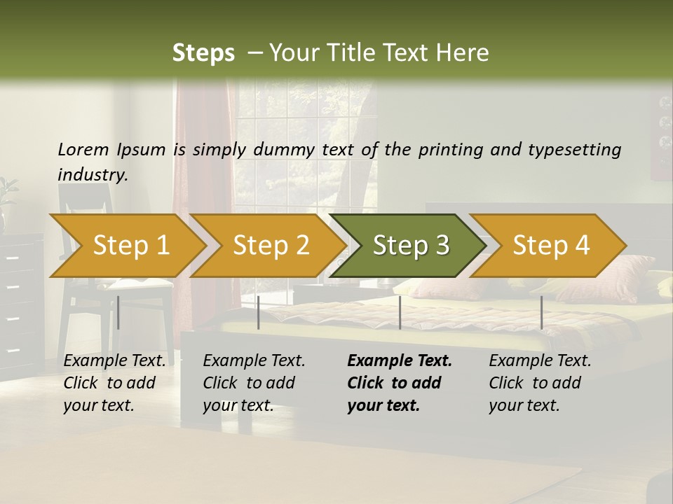 Design Pillow Sit PowerPoint Template