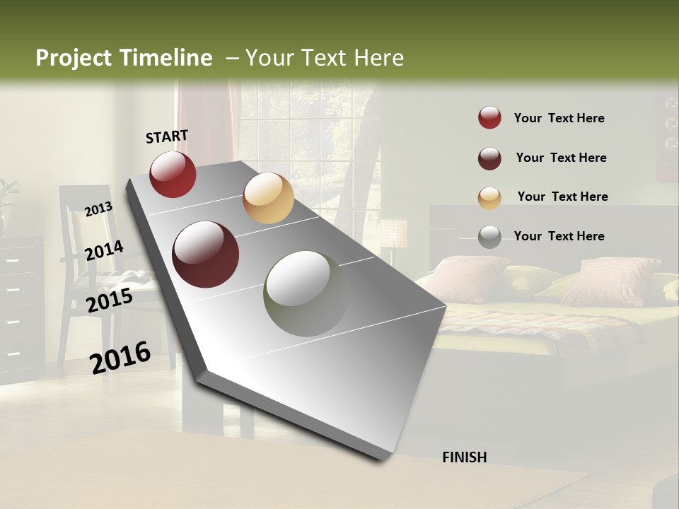 Design Pillow Sit PowerPoint Template