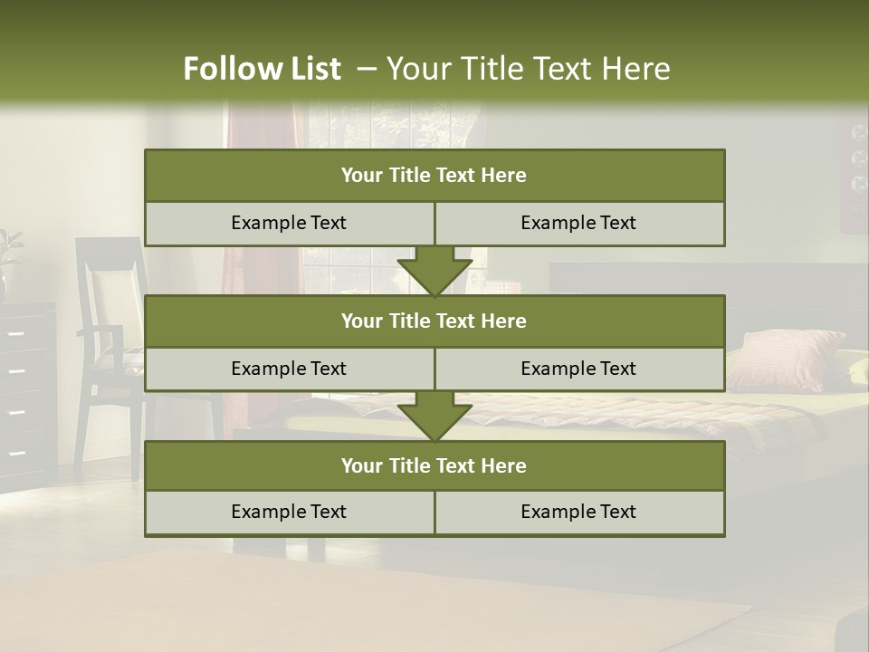 Design Pillow Sit PowerPoint Template