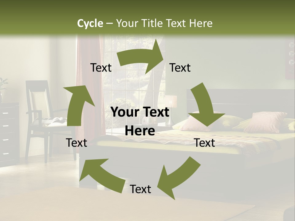 Design Pillow Sit PowerPoint Template