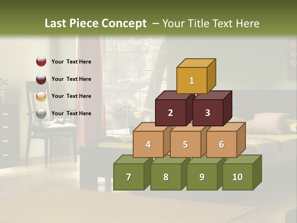 Design Pillow Sit PowerPoint Template