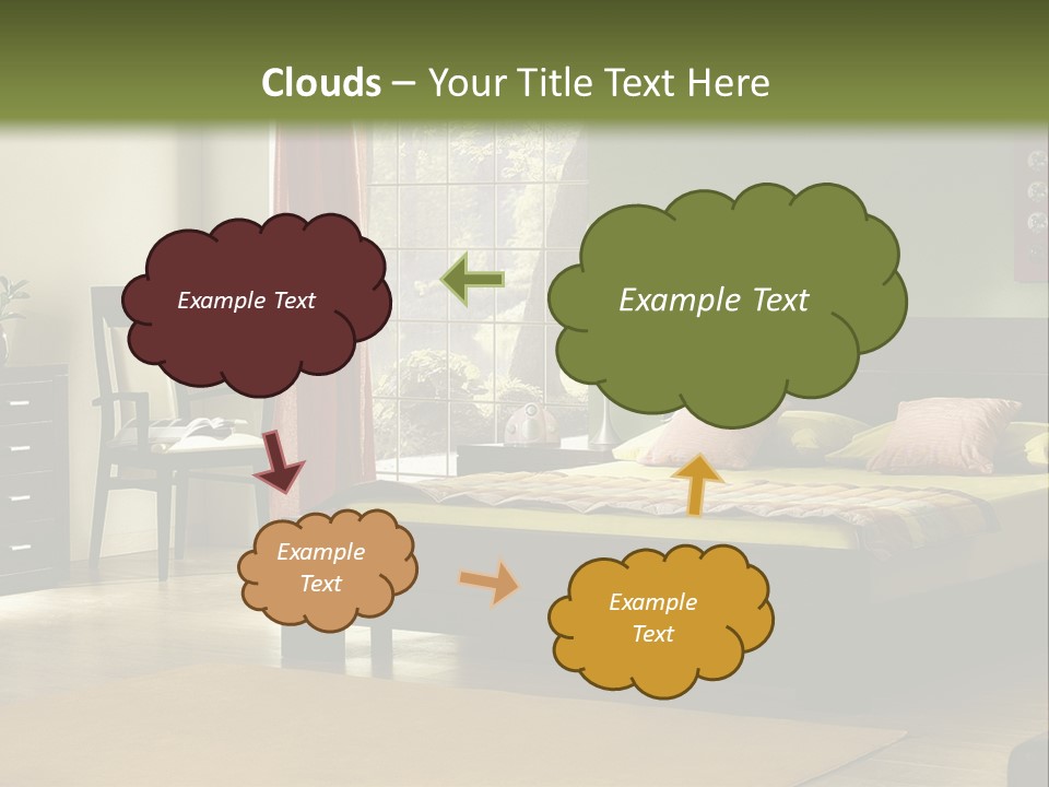 Design Pillow Sit PowerPoint Template