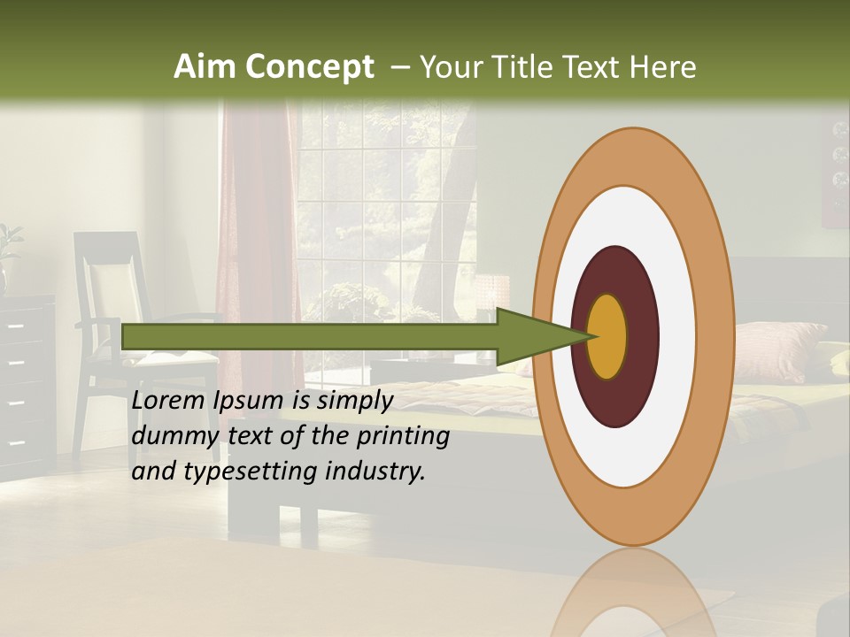 Design Pillow Sit PowerPoint Template
