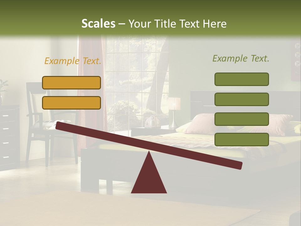 Design Pillow Sit PowerPoint Template