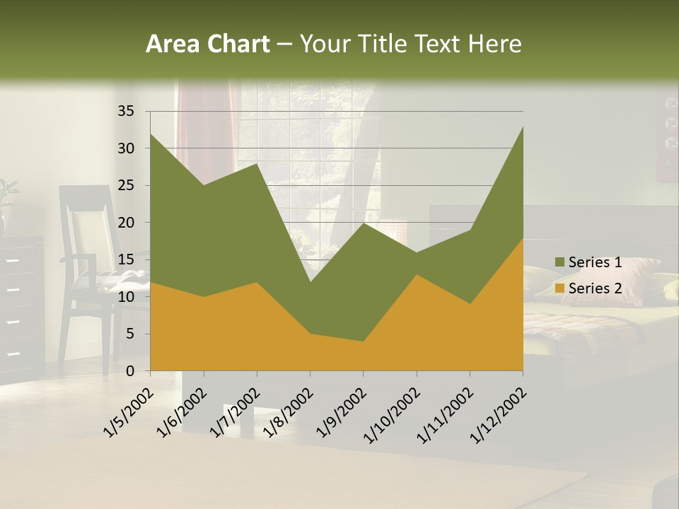 Design Pillow Sit PowerPoint Template