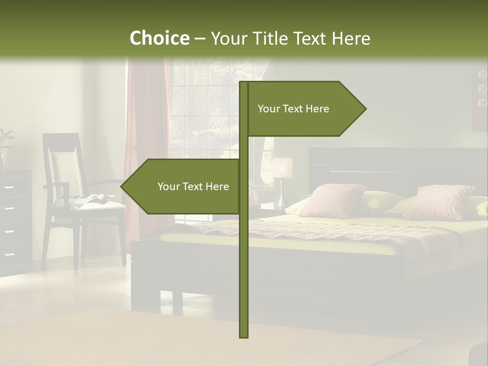 Design Pillow Sit PowerPoint Template