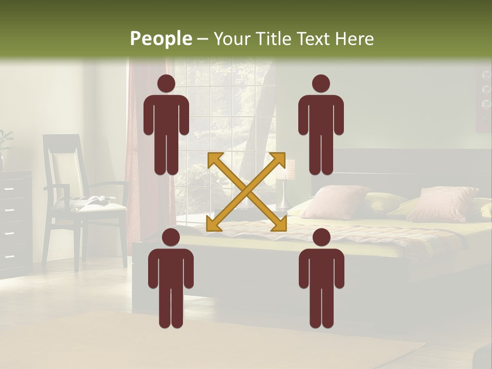 Design Pillow Sit PowerPoint Template