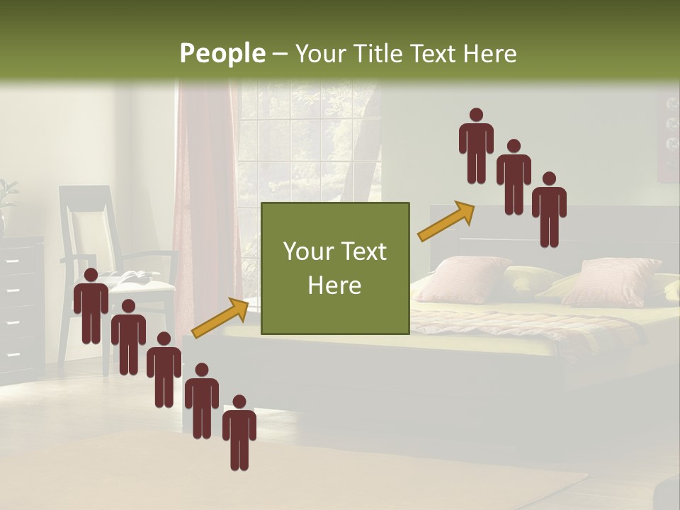 Design Pillow Sit PowerPoint Template