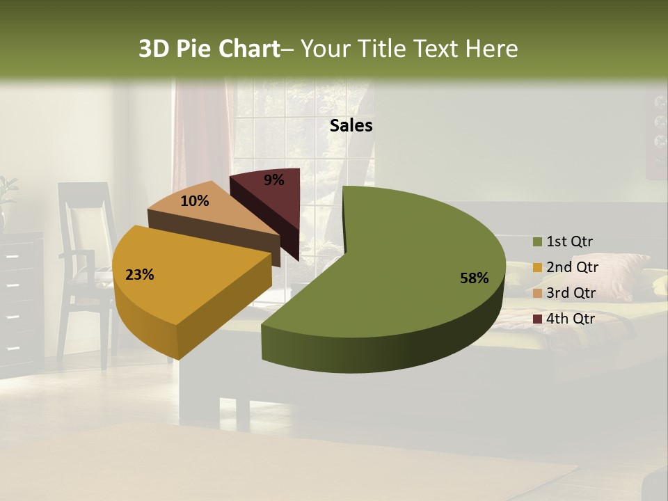 Design Pillow Sit PowerPoint Template