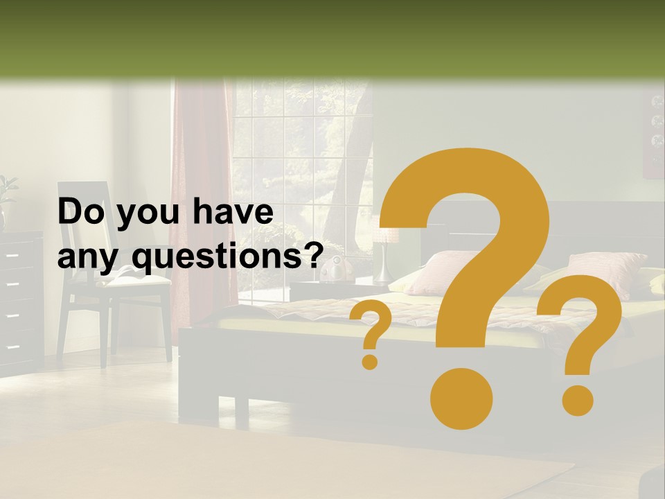 Design Pillow Sit PowerPoint Template