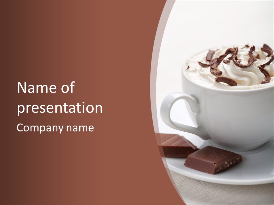 Taste Gourmet Java PowerPoint Template