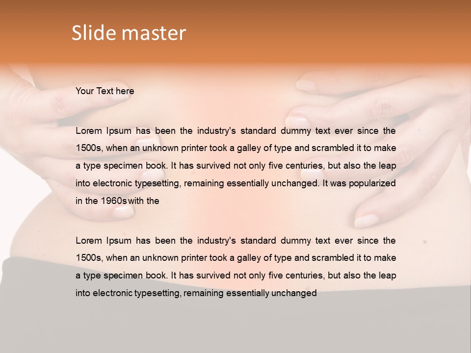 Adult Young Injury PowerPoint Template