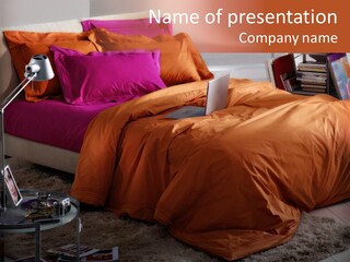 Furniture Cover Room PowerPoint Template