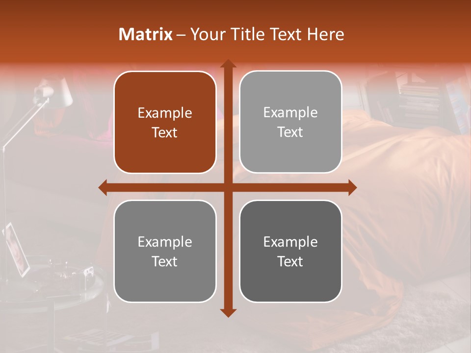 Furniture Cover Room PowerPoint Template