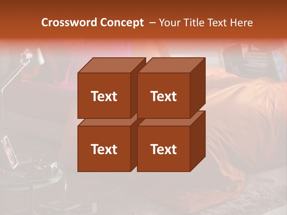 Furniture Cover Room PowerPoint Template