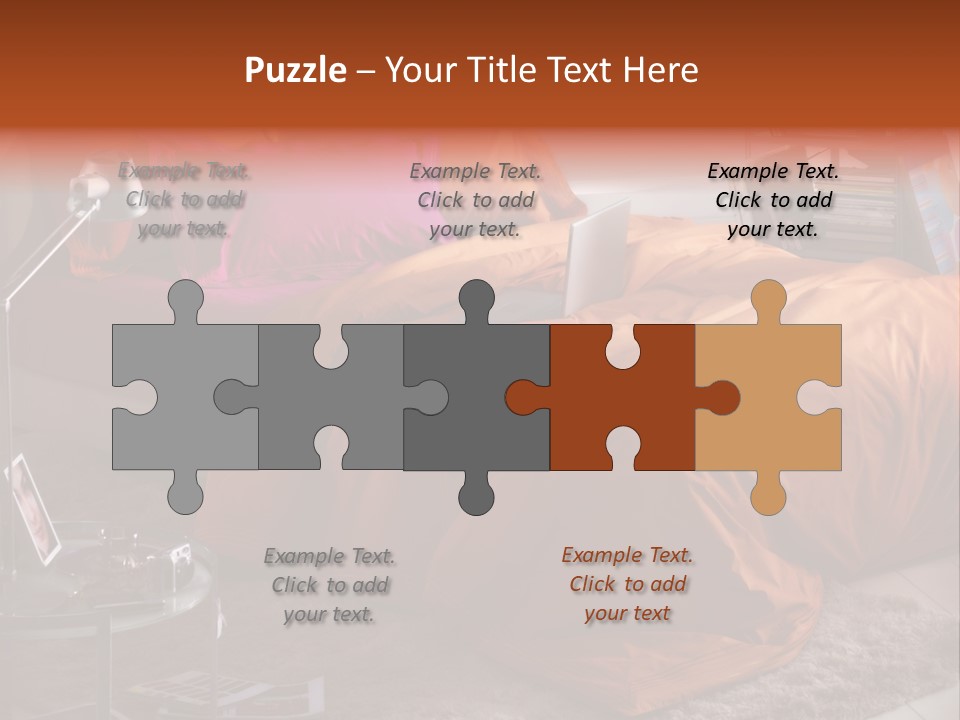 Furniture Cover Room PowerPoint Template