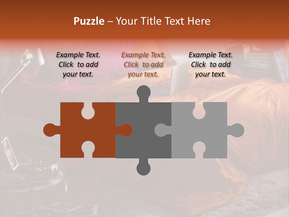 Furniture Cover Room PowerPoint Template