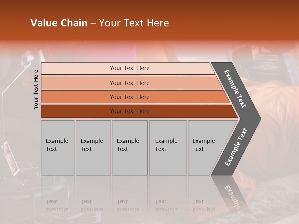 Furniture Cover Room PowerPoint Template