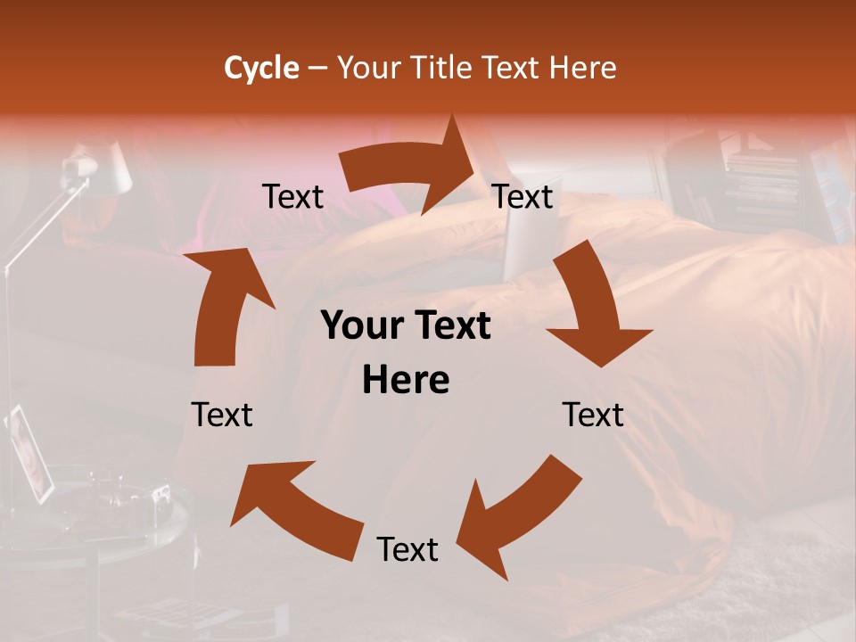 Furniture Cover Room PowerPoint Template
