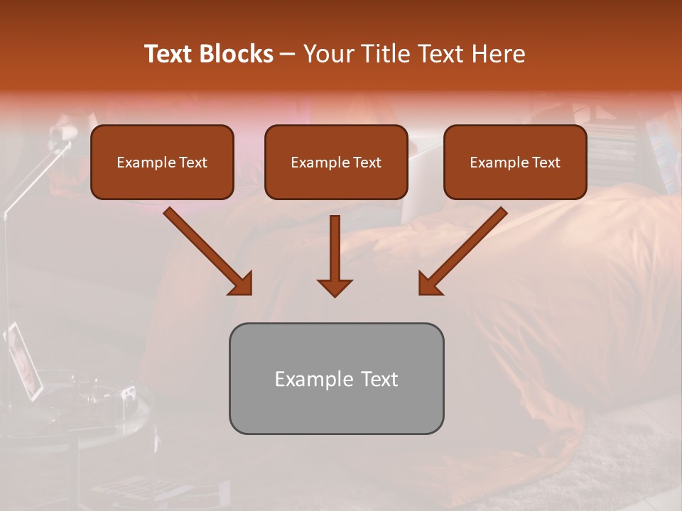 Furniture Cover Room PowerPoint Template