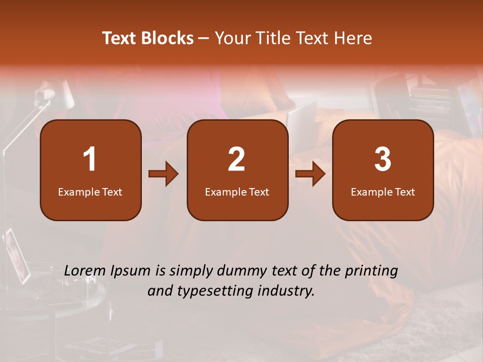 Furniture Cover Room PowerPoint Template