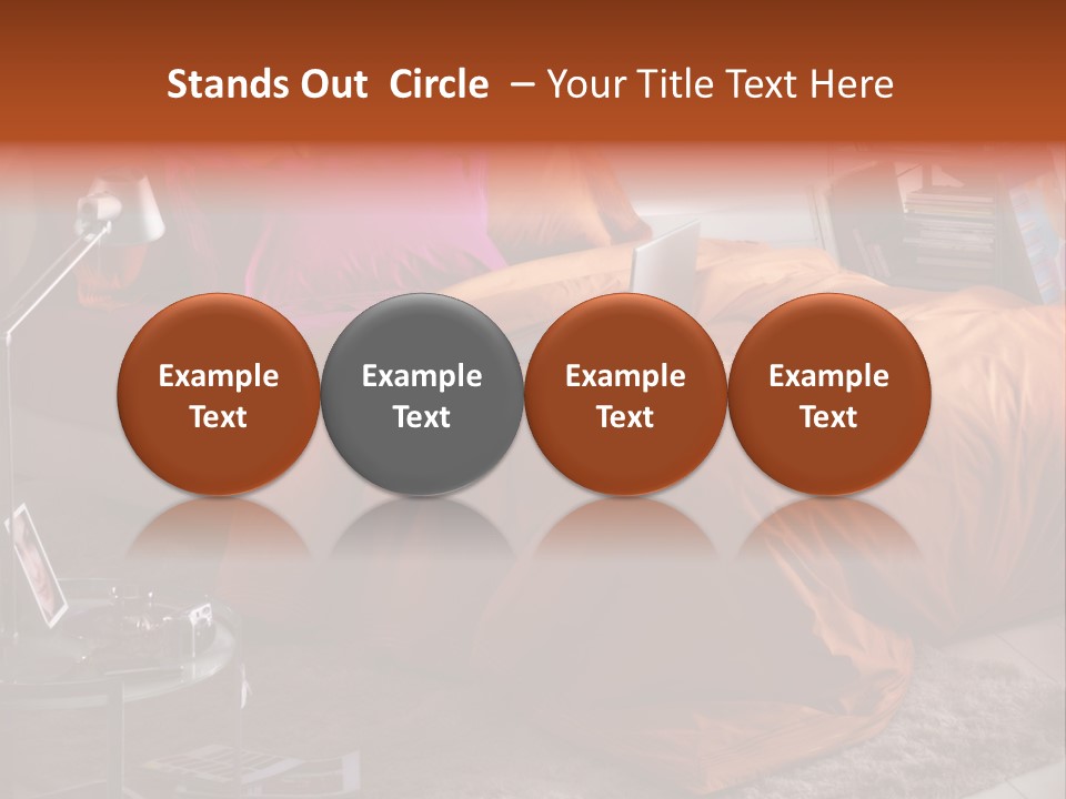 Furniture Cover Room PowerPoint Template