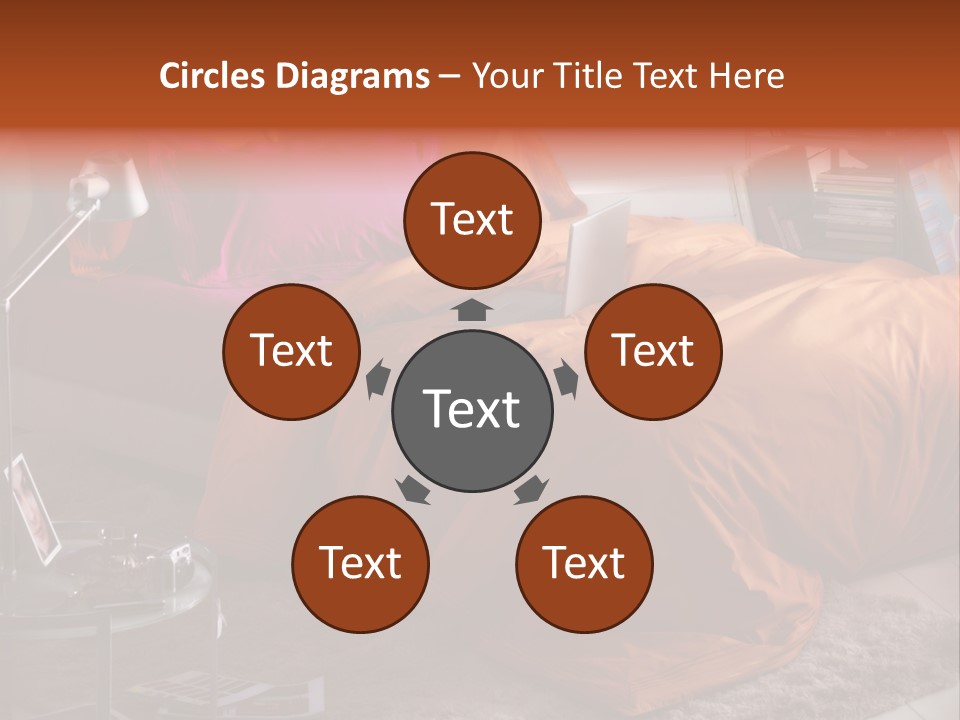 Furniture Cover Room PowerPoint Template