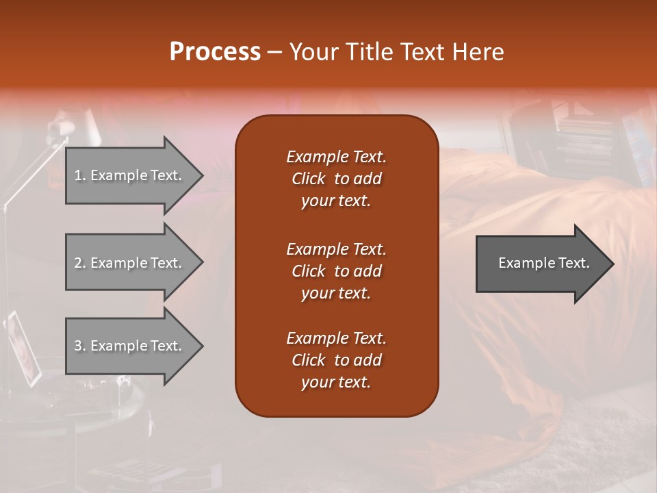 Furniture Cover Room PowerPoint Template