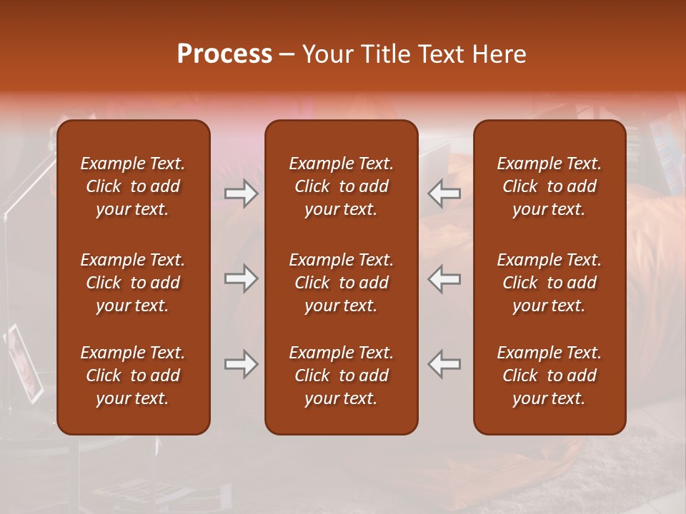 Furniture Cover Room PowerPoint Template