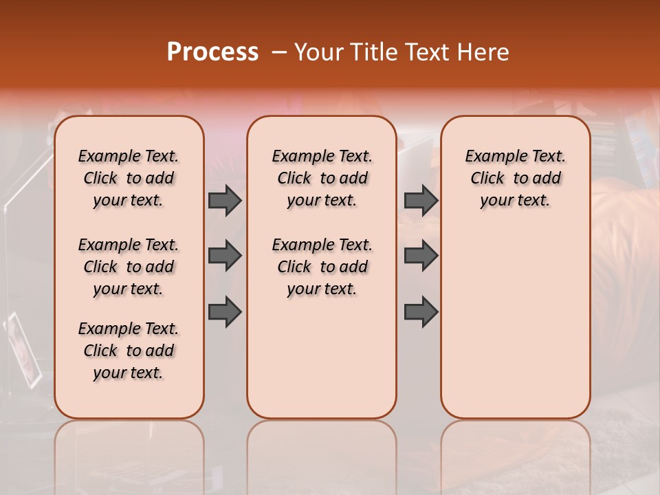 Furniture Cover Room PowerPoint Template