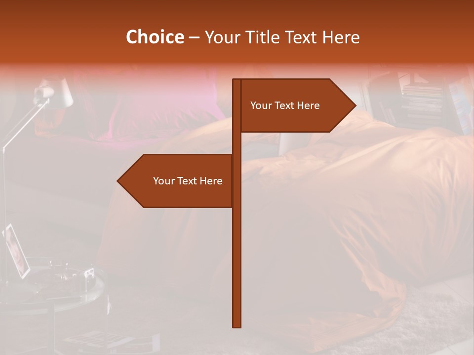 Furniture Cover Room PowerPoint Template