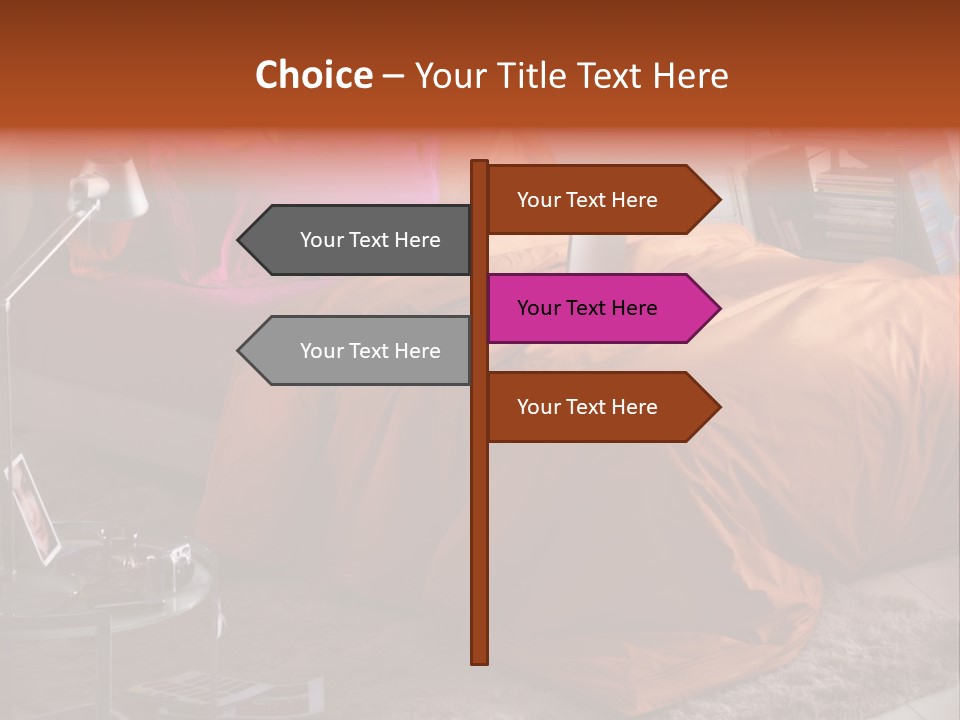 Furniture Cover Room PowerPoint Template