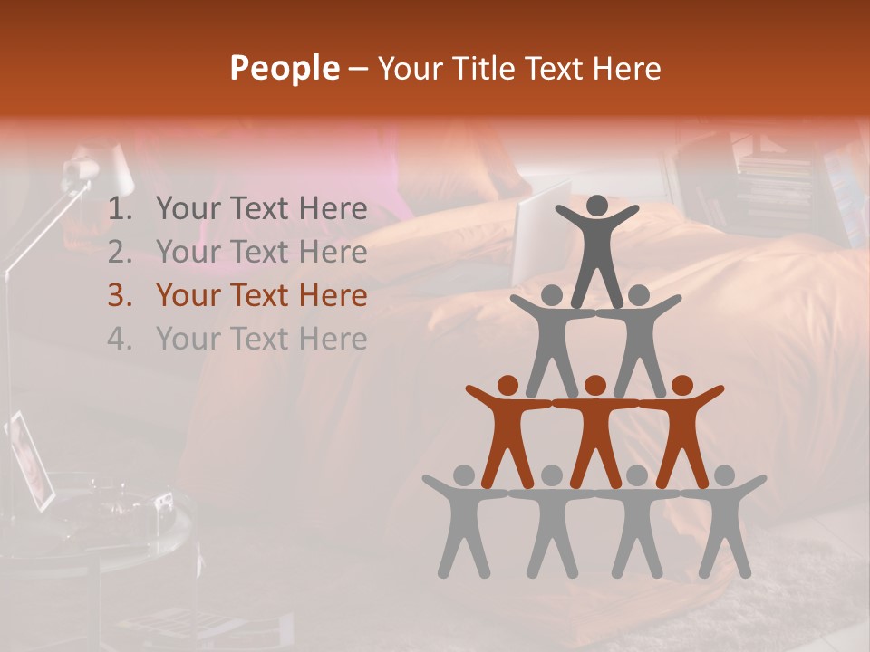 Furniture Cover Room PowerPoint Template