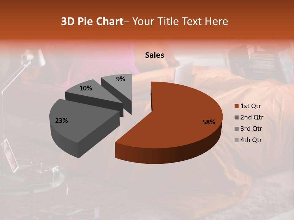 Furniture Cover Room PowerPoint Template